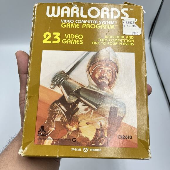Warlords (Atari 2600, 1981) CIB Tested Working - Picture 10 of 11